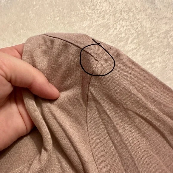 J Jill Pure Jill Rose Pink Supersoft 3/4 Sleeve Elliptical Tee Size Med Petite - Picture 3 of 4